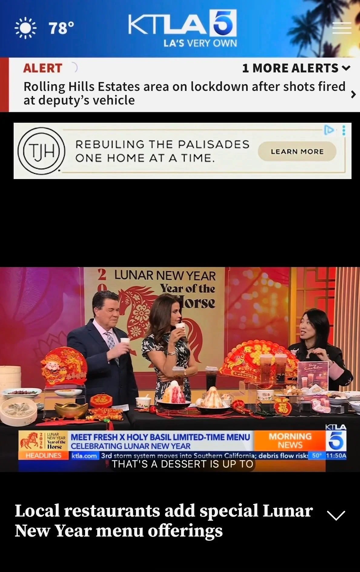 Stopped by KTLA News! 