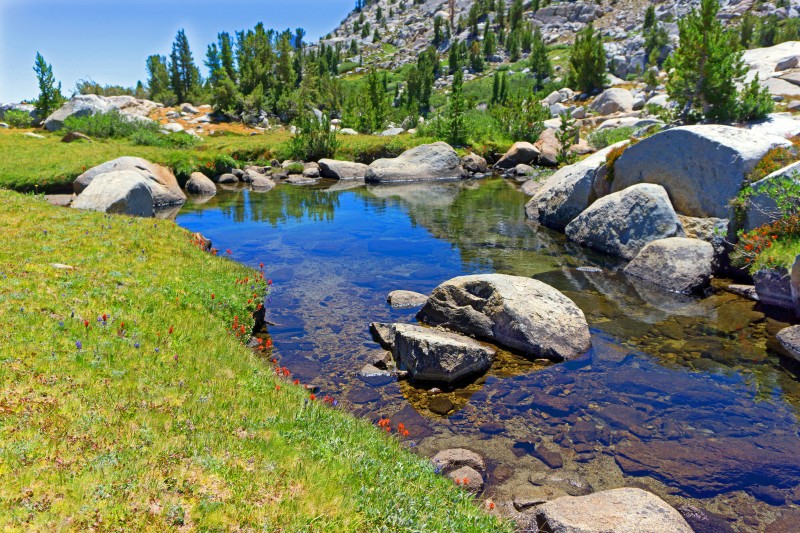 Above: a little closer to Donahue Pass.