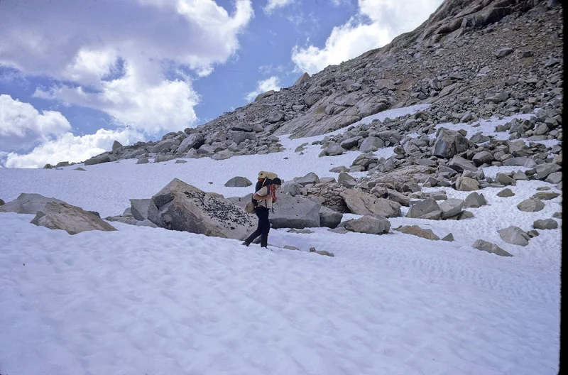 Above: the top of Donahue Pass, I think