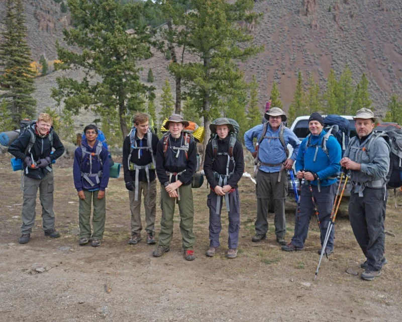 The hike in was cold, and about a mile below Walker Lake turned to snow.