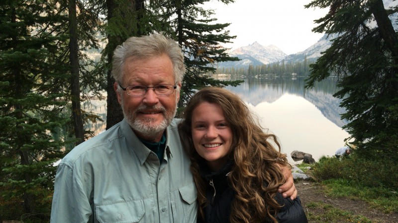 Above: me and Ciera at Edna Lake.