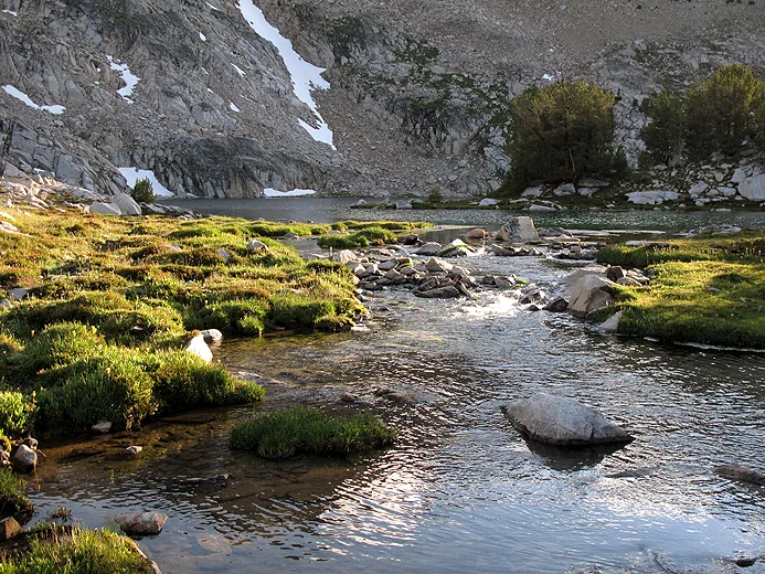 Outlet of Sapphire Lake
