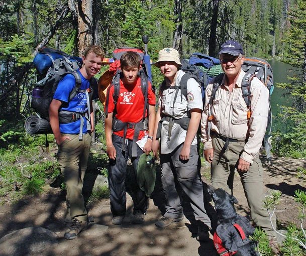 Malcolm Jim, Lars, me, and Ginger, July 2011