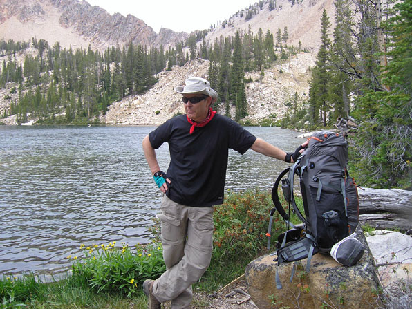 Kevin at Edith Lake.
