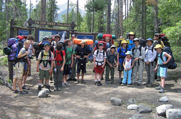 I was with the older scouts, so our first stop was Alice Lake.