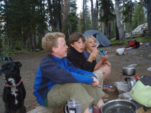 The fourth and last day on the trail, and everyone is still having a good time!