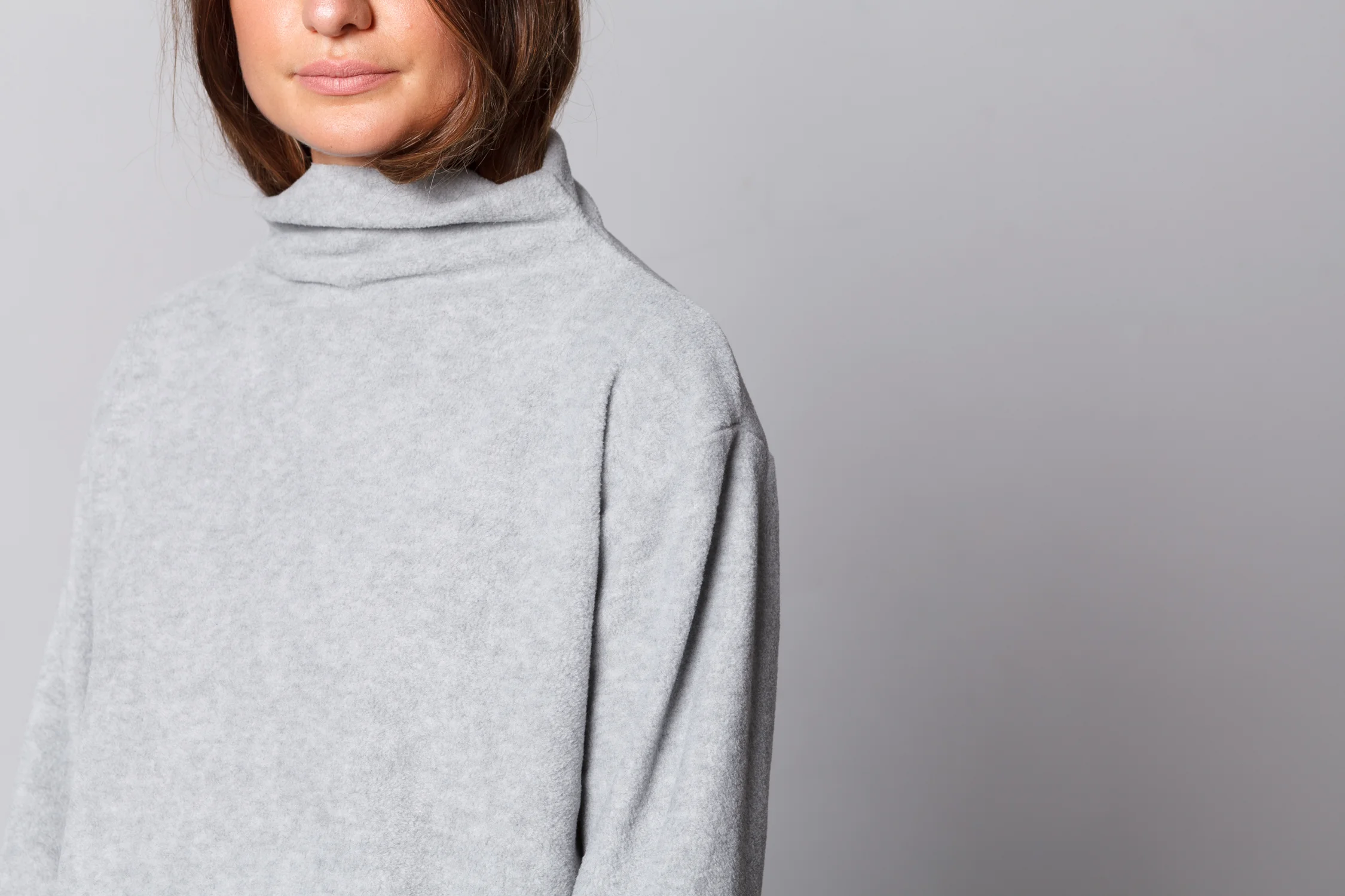 doro grey fleece jumper
