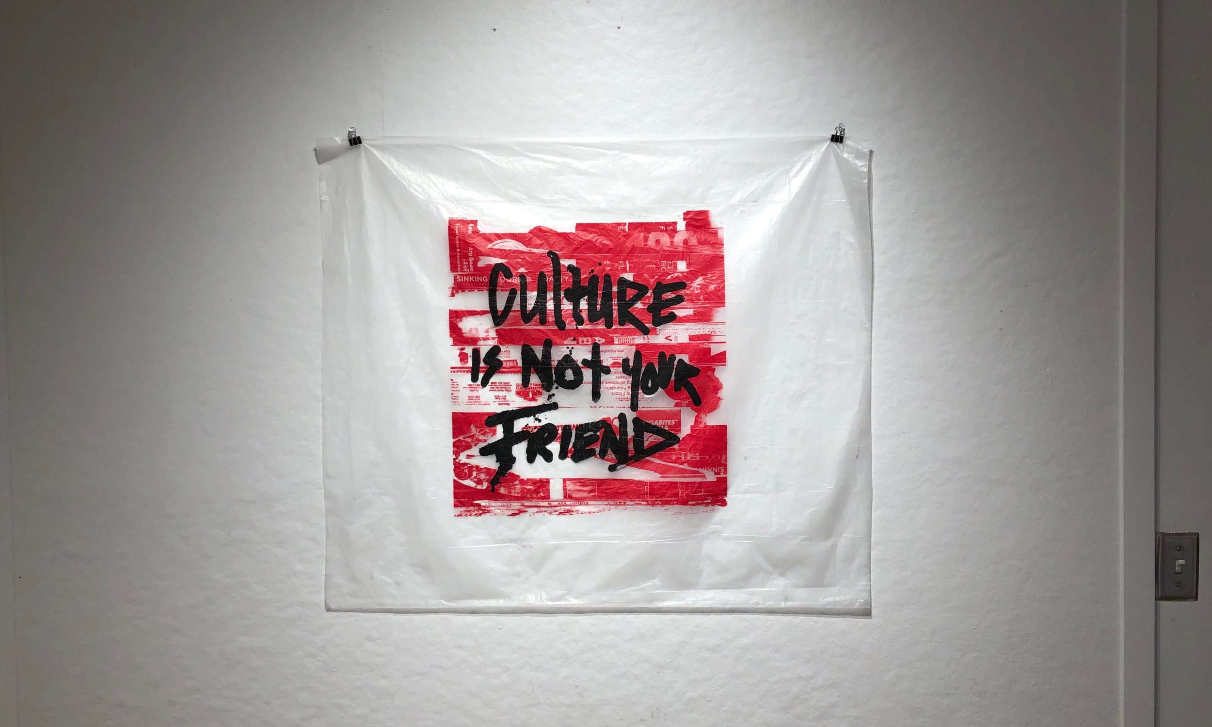 CULTURE IS NOT YOUR FRIEND