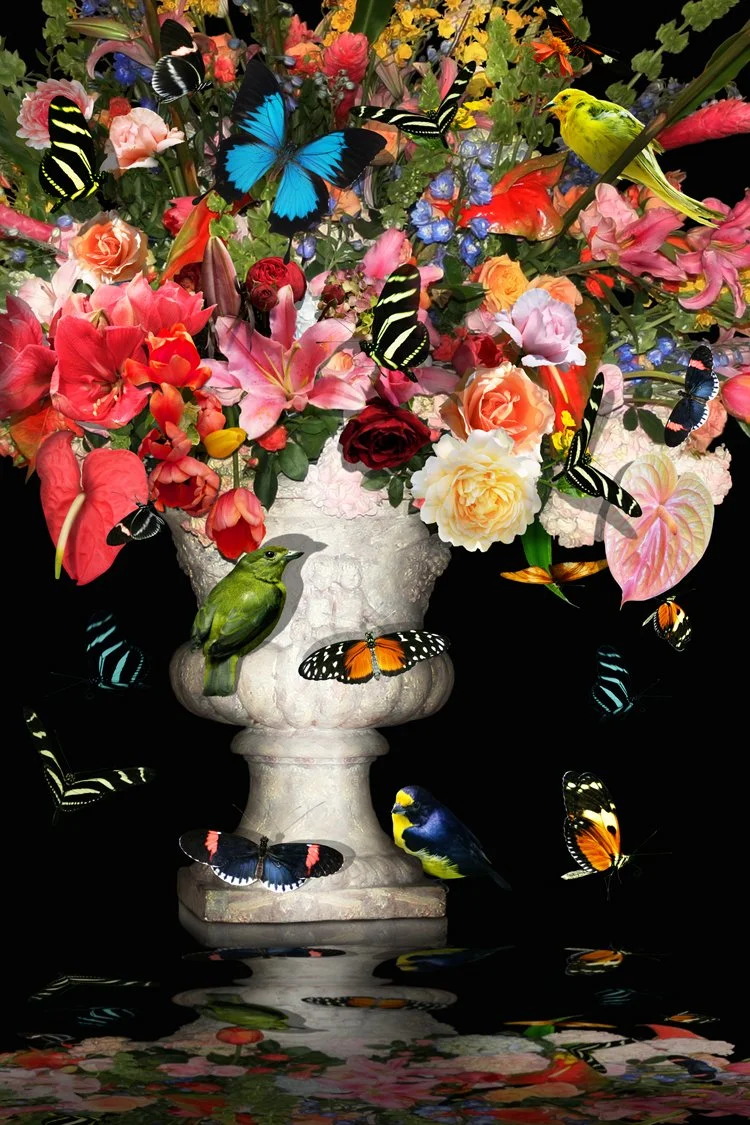 Flowers. 26x38. Limited Edition size 12