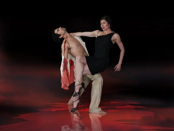Tango-Vampire 2. Photo-Painting 60x45