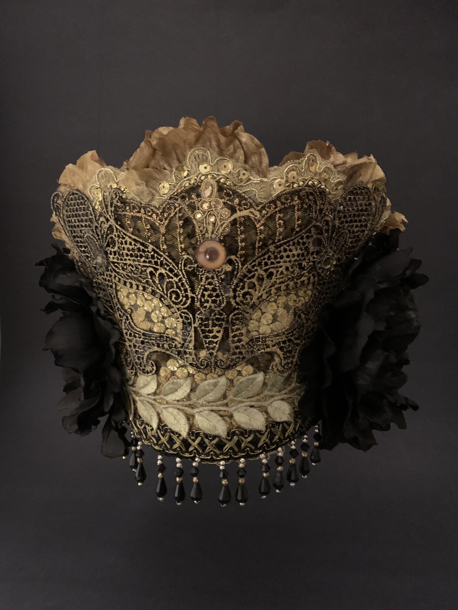  Venetian Fantasy- Queen Crown Headpiece