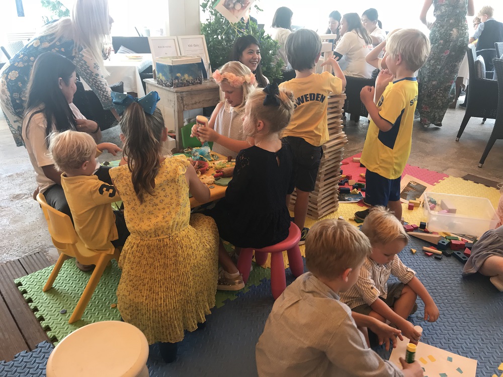 Kids corner by Art Village Nursery.