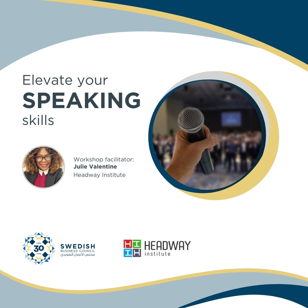 Are you ready to elevate your speaking skills? Join the dynamic learning and communication force Julie Valentine, Trainer and Program creator from SBC&rsquo;s corporate member Headway Institute, on a transformative journey.

So, if you're ready to el