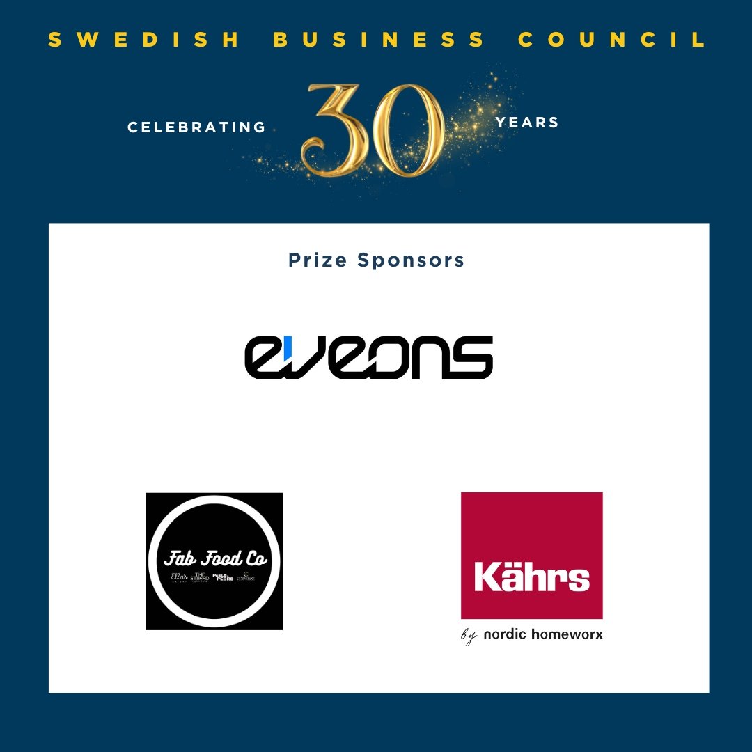 During the SBC 30 celebration we will have a quiz or as we say in Swedish - Tipsrunda! We are grateful for the fantastic sponsors contributing with generous prizes. 

4th Prize - Dining voucher at Ellas Eatery @ellaseatery 
3rd Prize - Dining voucher