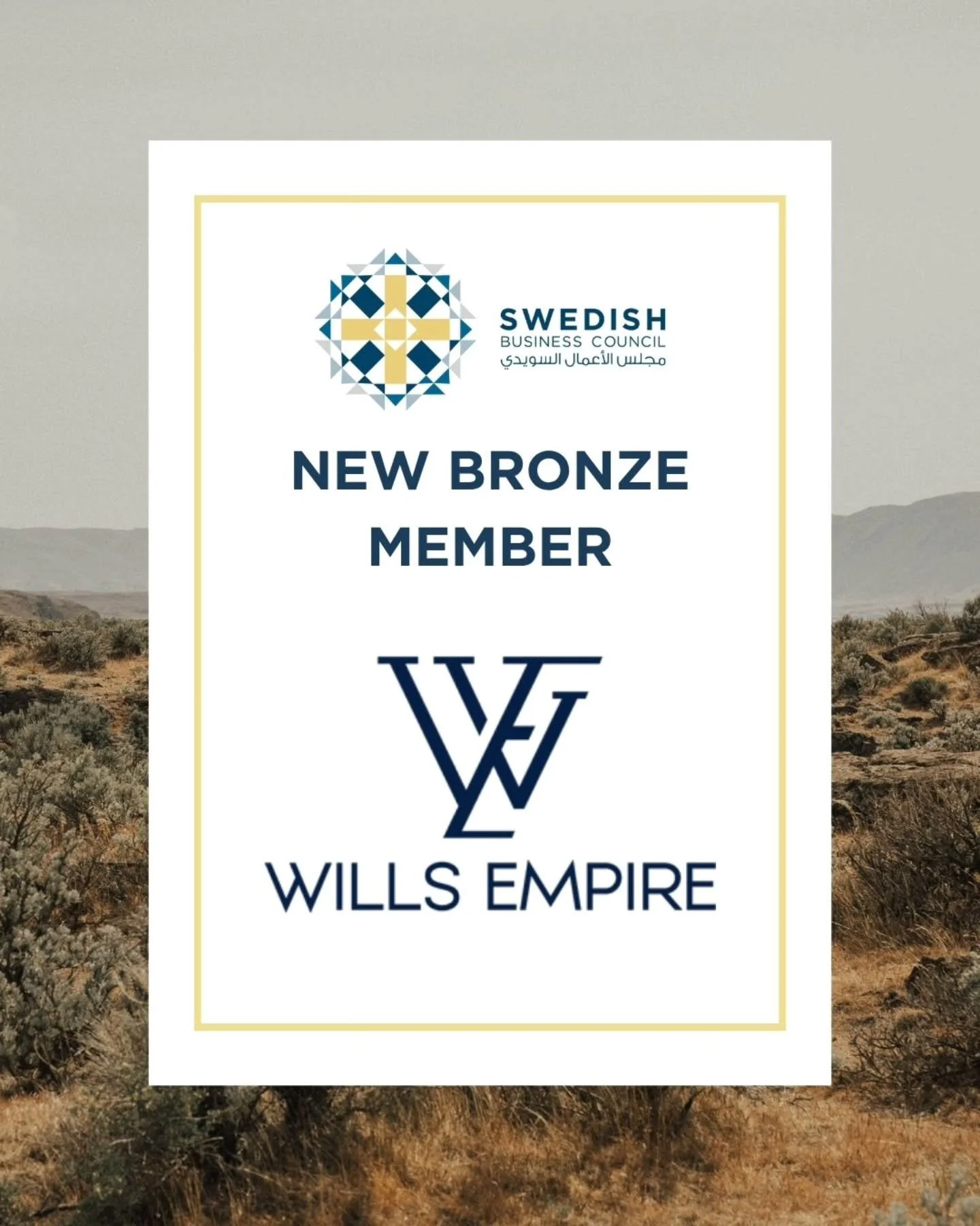 Welcome @willsempire.realestate Wills Empire Real Estate as a Bronze Member of the Swedish Business Council in the UAE Council UAE!

Wills Empire Real Estate helps you confidently navigate the dynamic UAE property market &mdash; from Dubai to Ras Al 