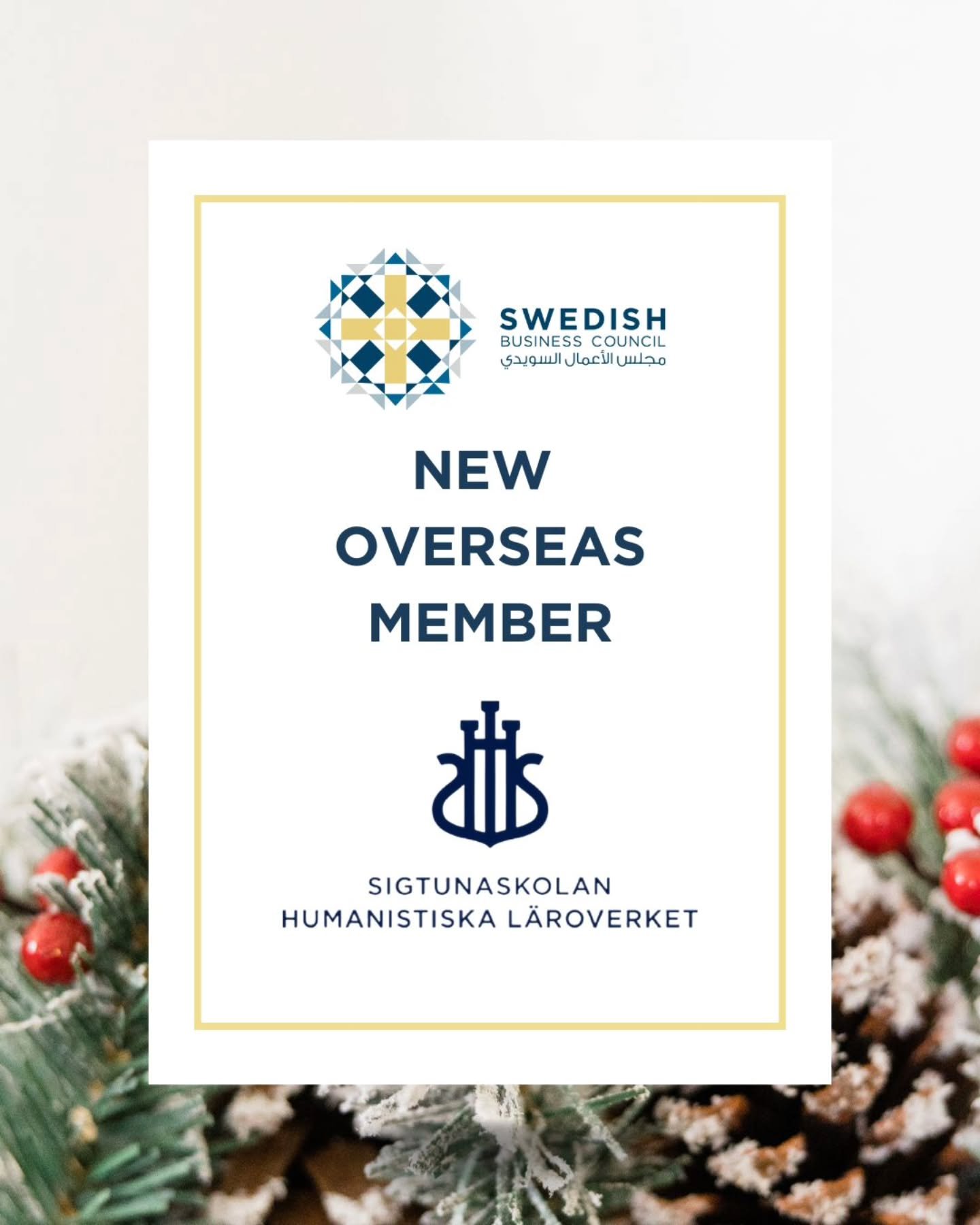 New Overseas Member Sigtunaskolan Humanistiska L&auml;roverket (SSHL)! 🌟 @sshl_today

SSHL is one of Sweden&rsquo;s most renowned boarding schools, offering students from Sweden and around the world a high-quality, rigorous education in a safe, supp