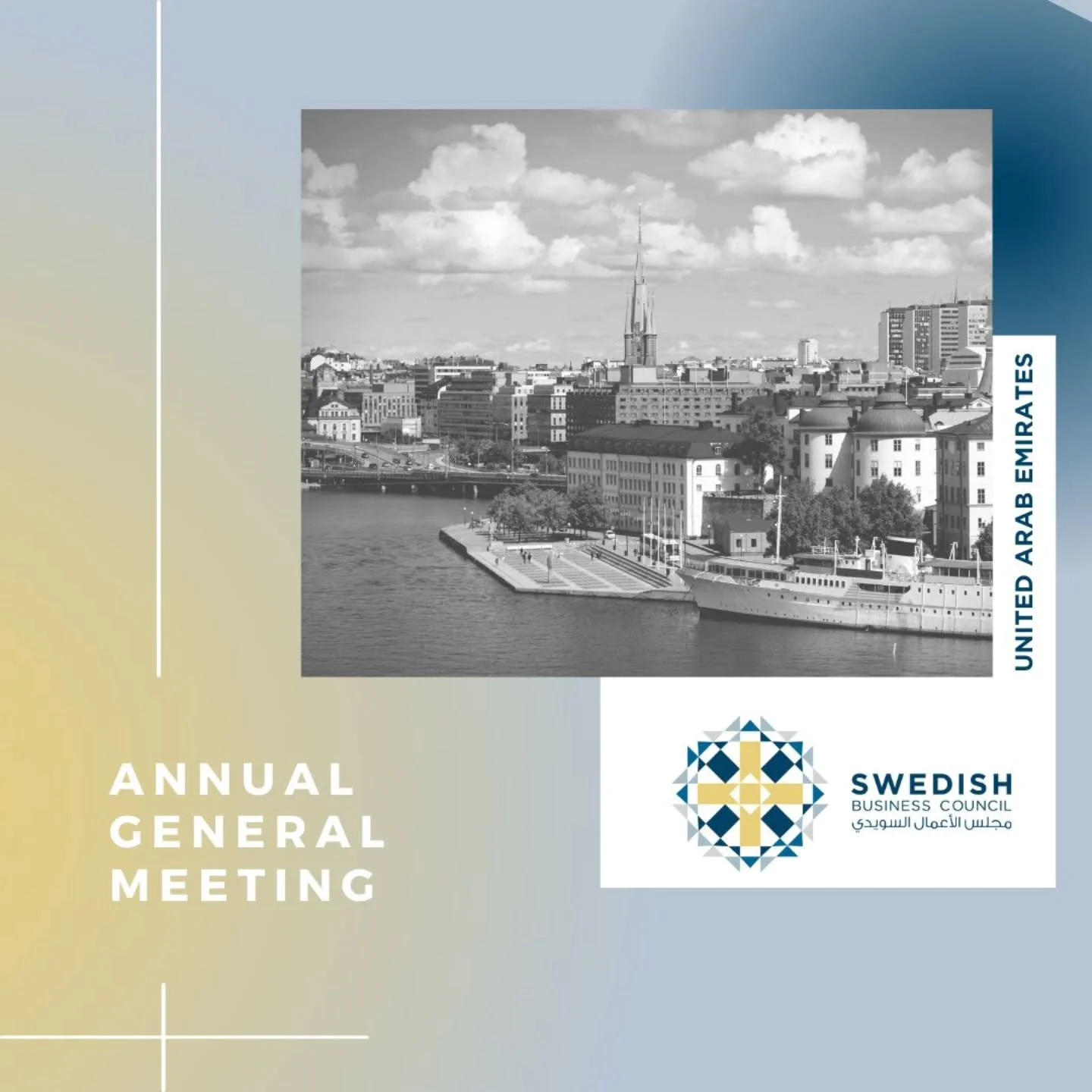 The members of the Swedish Business Council are invited to the Annual General Meeting 2026

The Swedish Business Council is here to support our members in the UAE hence we call for an AGM every year. We will inform you of the last year&rsquo;s perfor