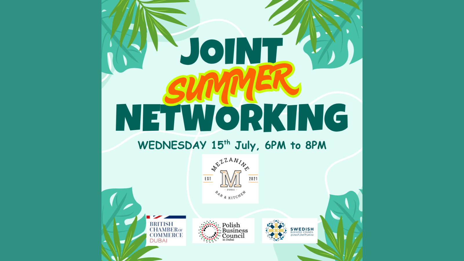 Joint summer networking 