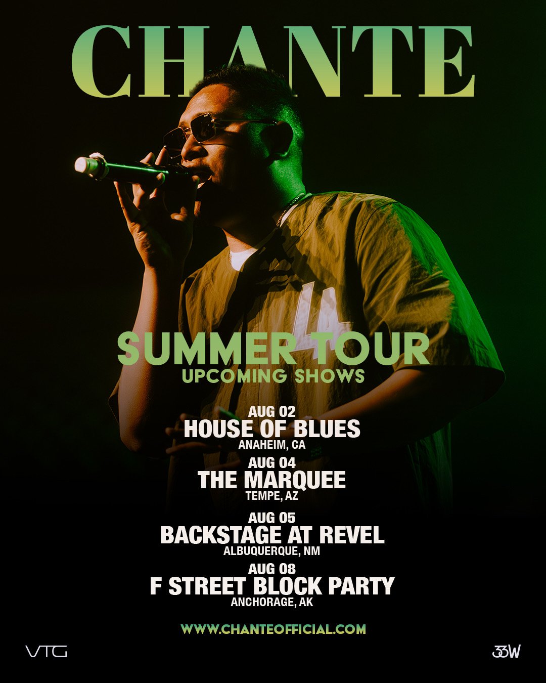THIS WEEK'S SHOWS 🌴

Can't believe we're already on week 2. Last week was nothing but good vibes. Appreciate all the love from the new and familiar faces 🤙🏽

#ChanteTourage
#SummerTour
#Chante