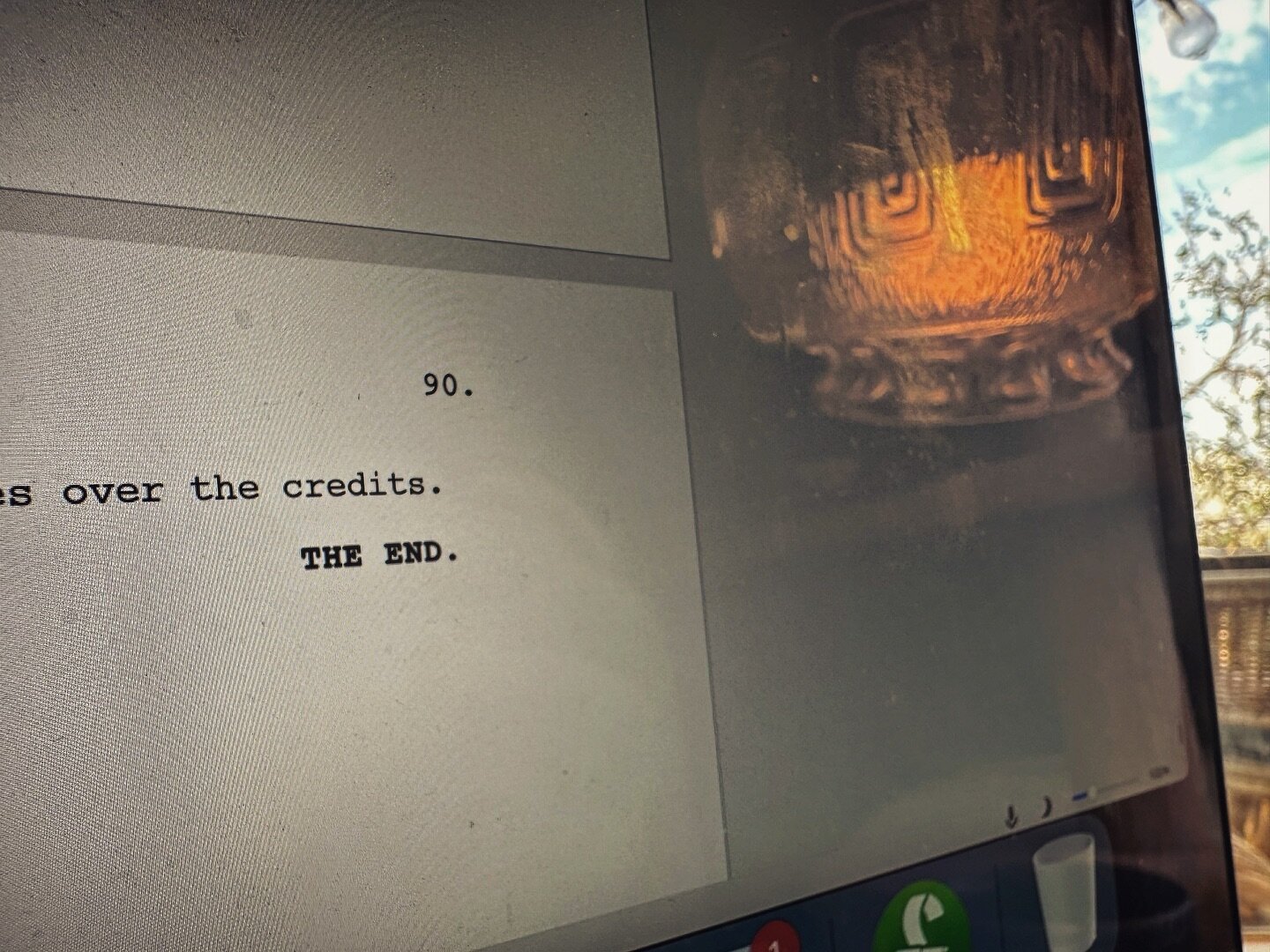 Two pretty golden words to get to type. ✍️
.
.
.
#filmmaker #script #writer #screenplay #writing #theend