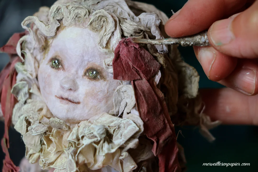 Finishing alice's hair