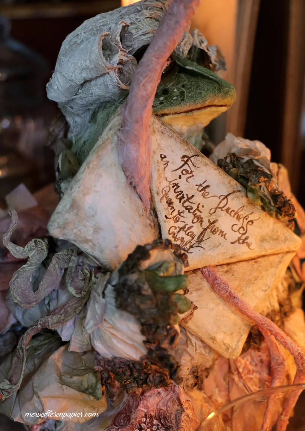 An invitation from the queen to play croquet- frog footman