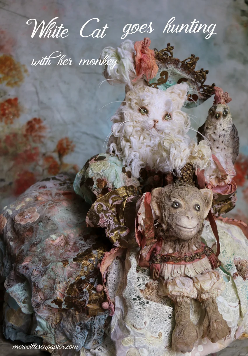 white cat goes hunting- Madame d’aulnoy