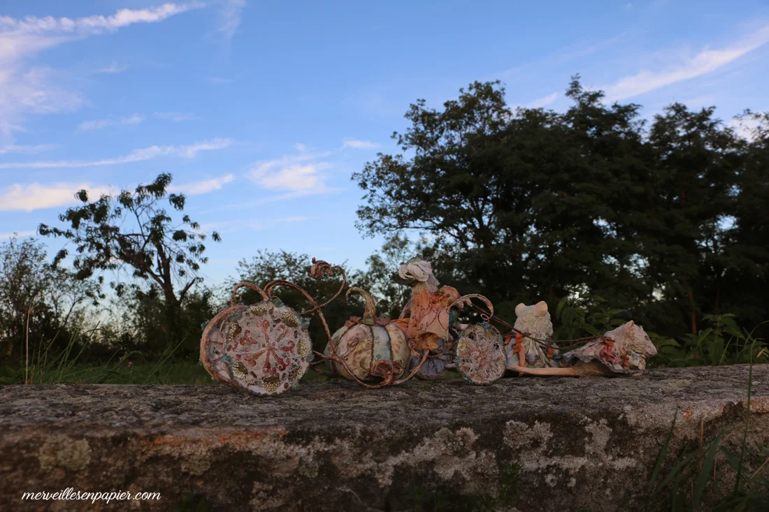 Pumpkin Carriage and the mice