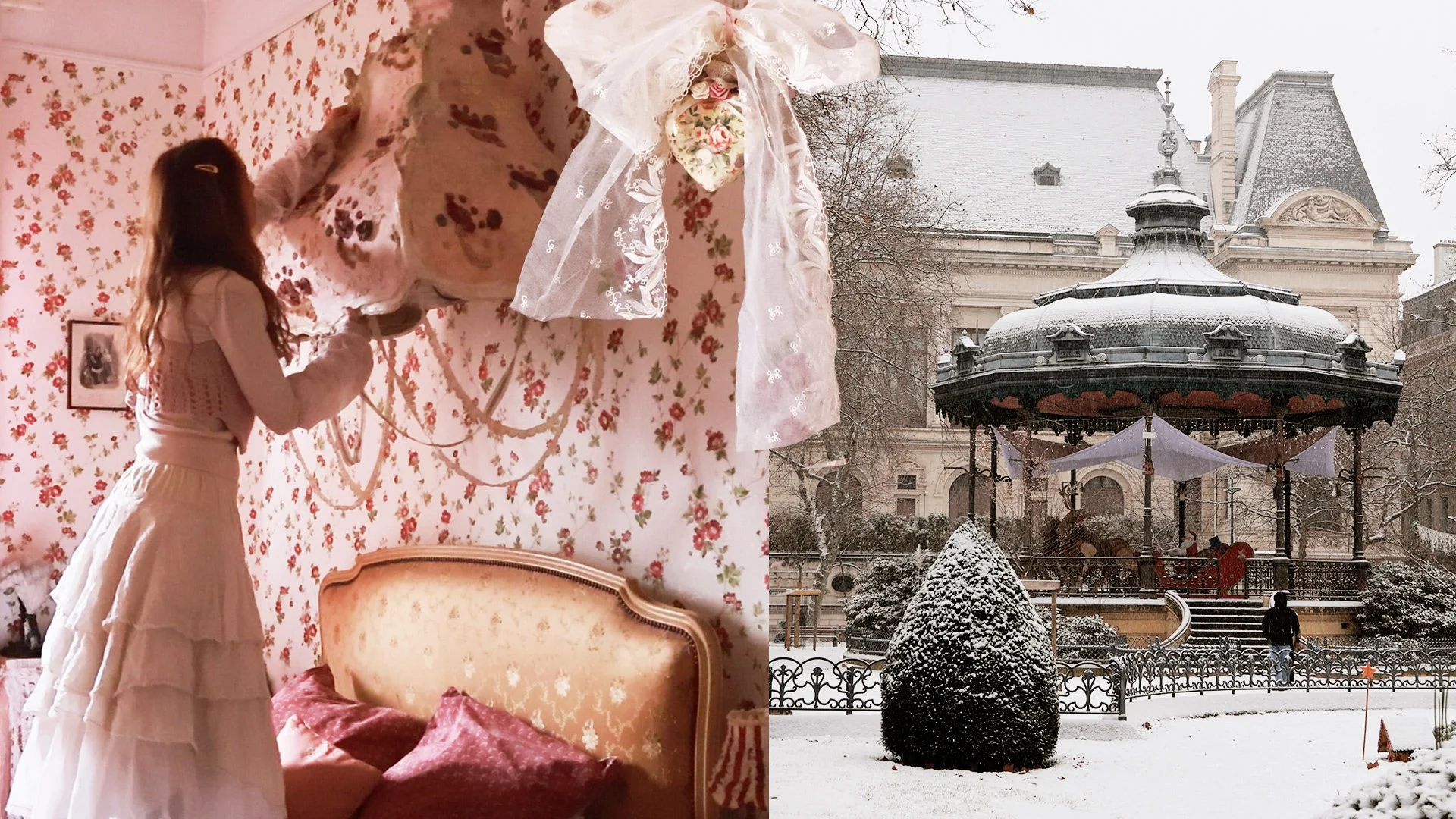 Winter Vog, bed canopies, decorating