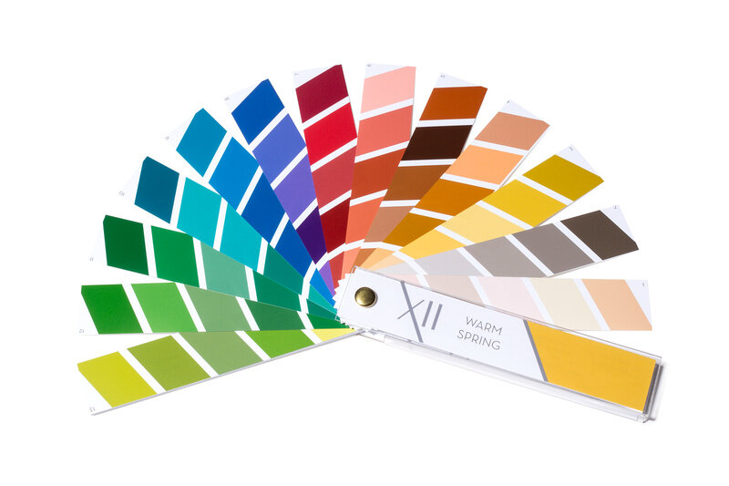 Warm Spring Prism XII Palette Fan — My Colour Stylist