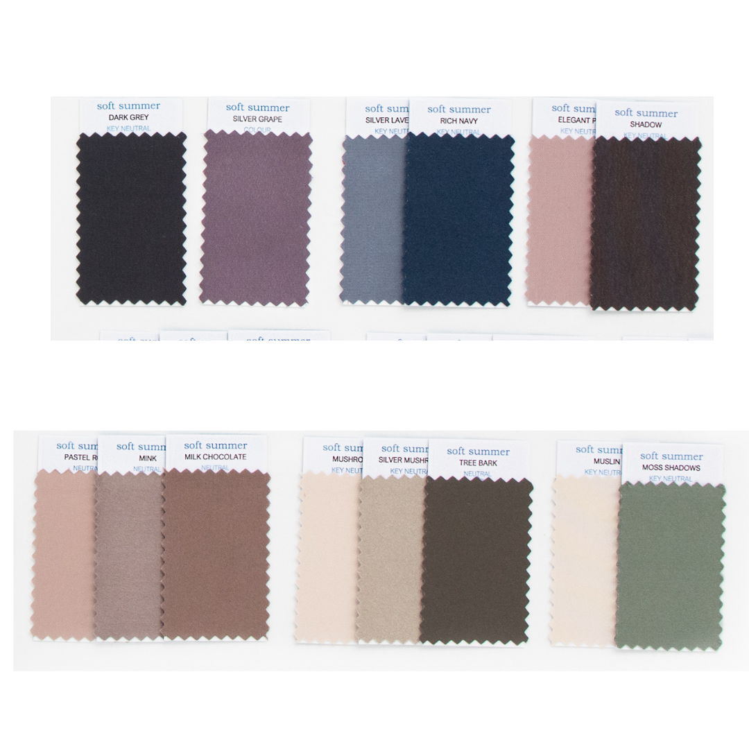 Soft Summer the Ultimate Fifty Fabric Swatches of Soft Summer Colours