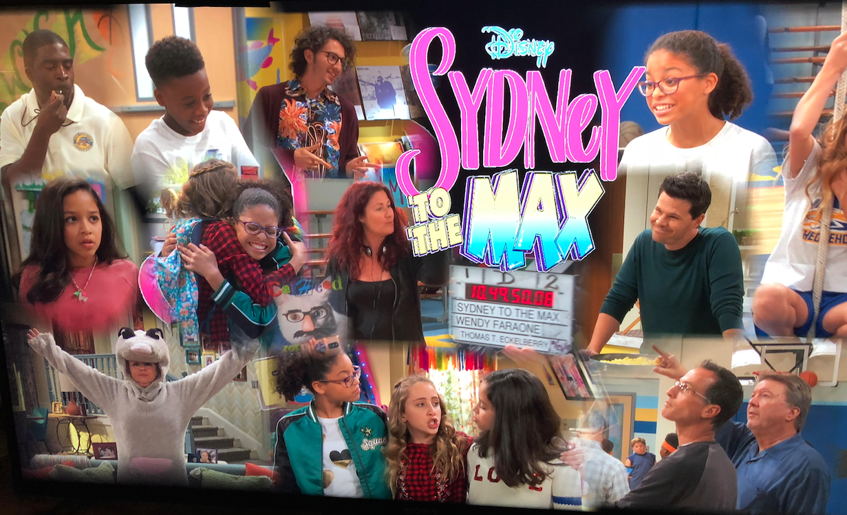 Wendy directing on the set of Sydney to the Max