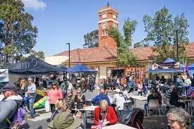 Makers Market food area Heathcote Applecross.