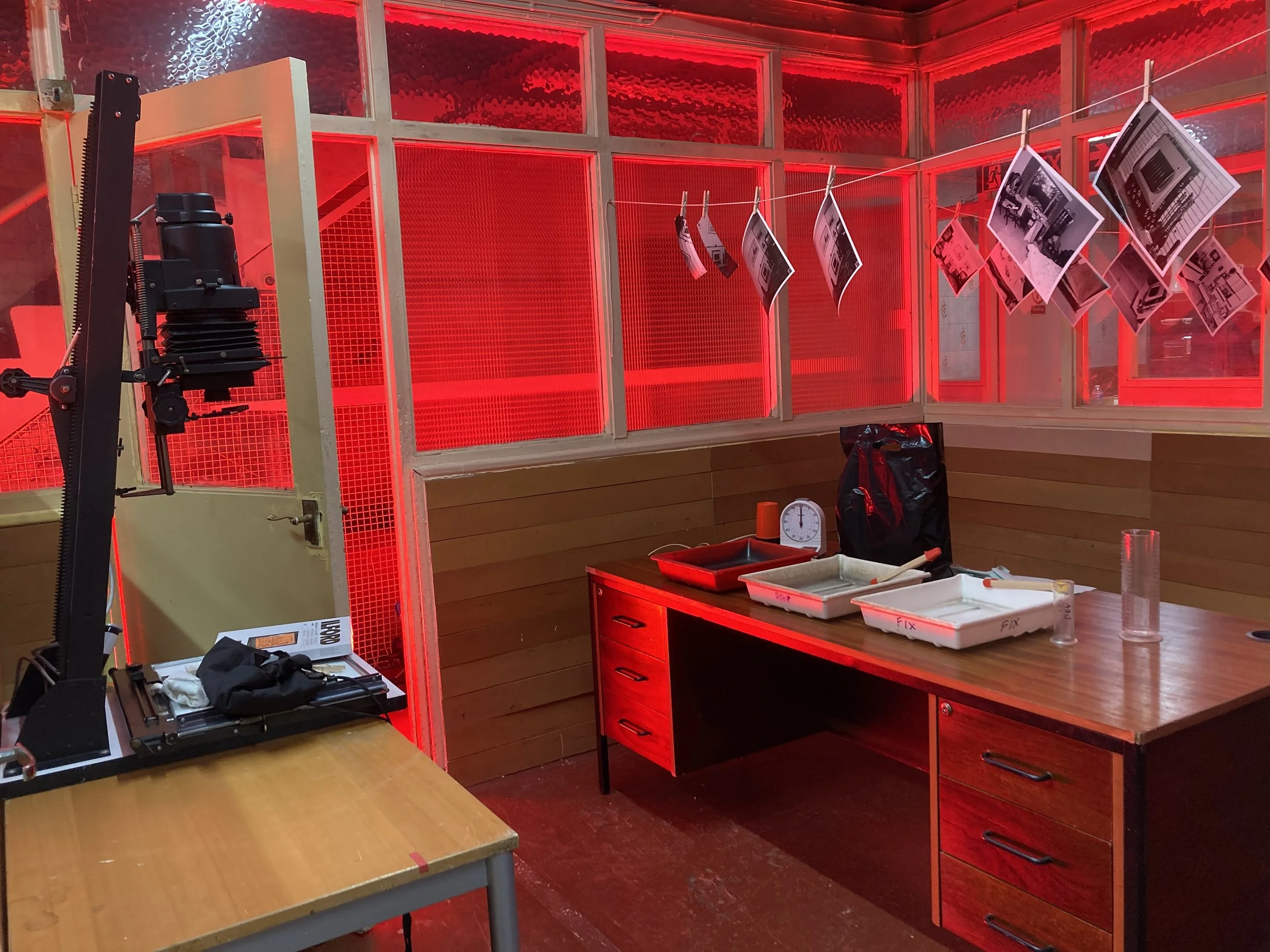 Darkroom's mobile darkroom used in murder reconstruction filming