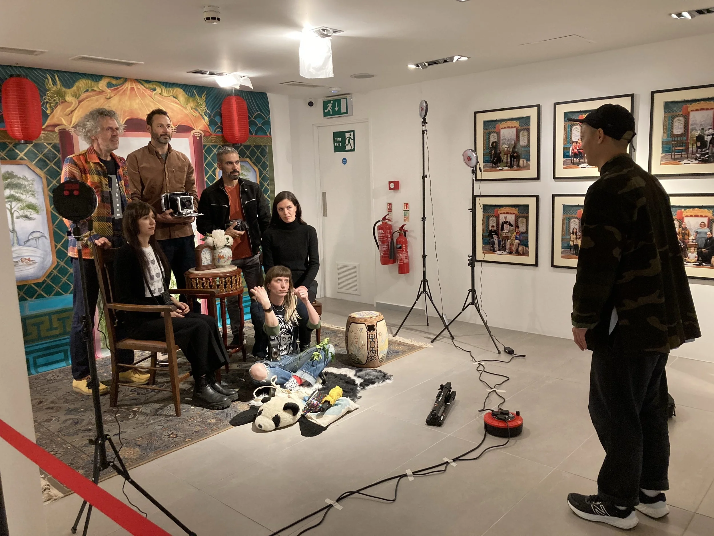 Darkroom group get their portrait taken
