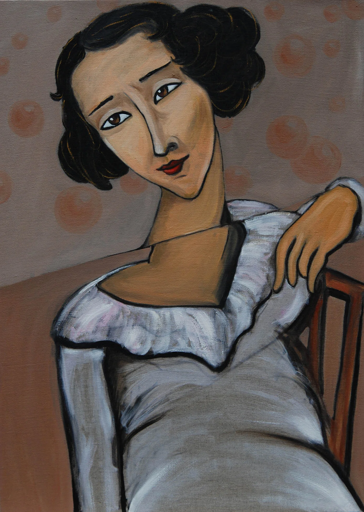 006-白领之三 700X500 布面油画 2009年.jpg