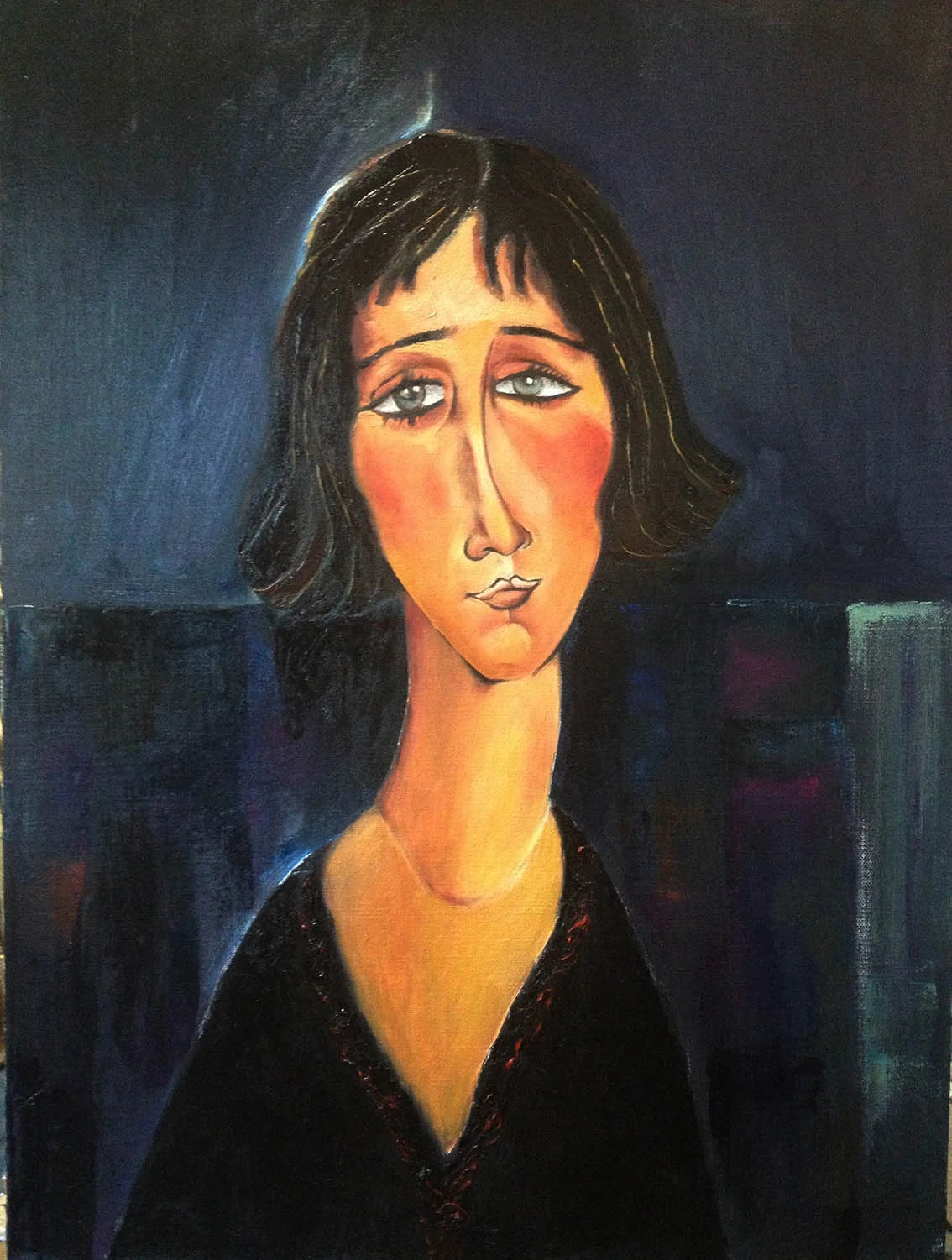 愁之五 700X500 布面油画 2013年.jpg