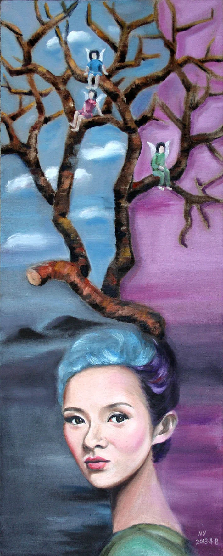 梦境—之三 400X1000 布面油画 2013.jpg