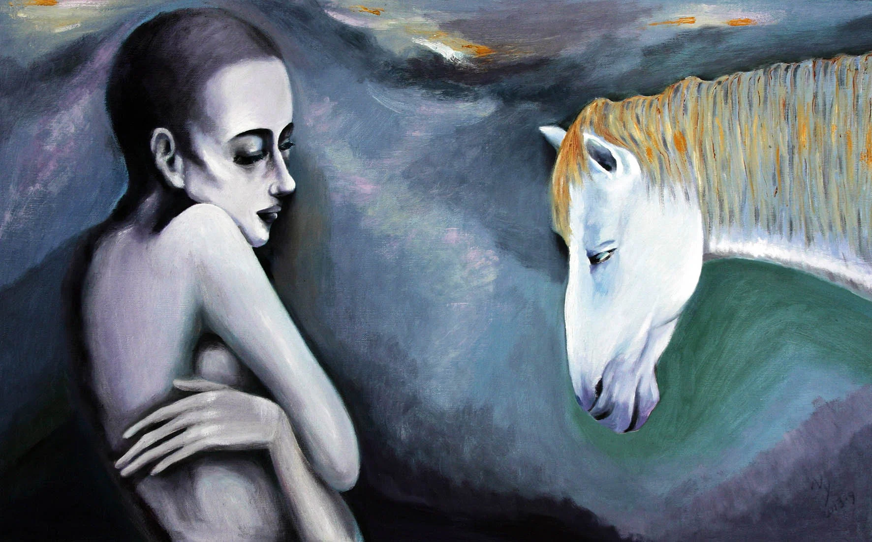 心语之二 800X500 布面油画 2013年.jpg