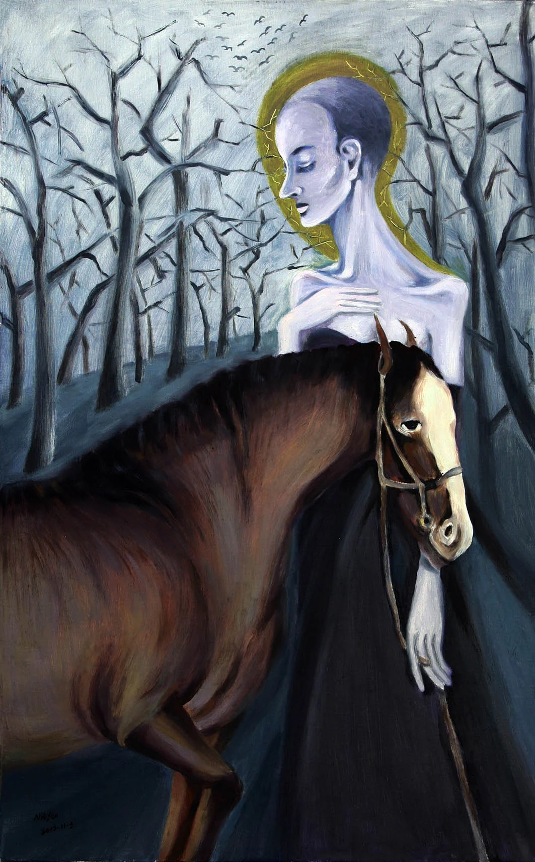 心语之三 700X500 布面油画 2013年.jpg