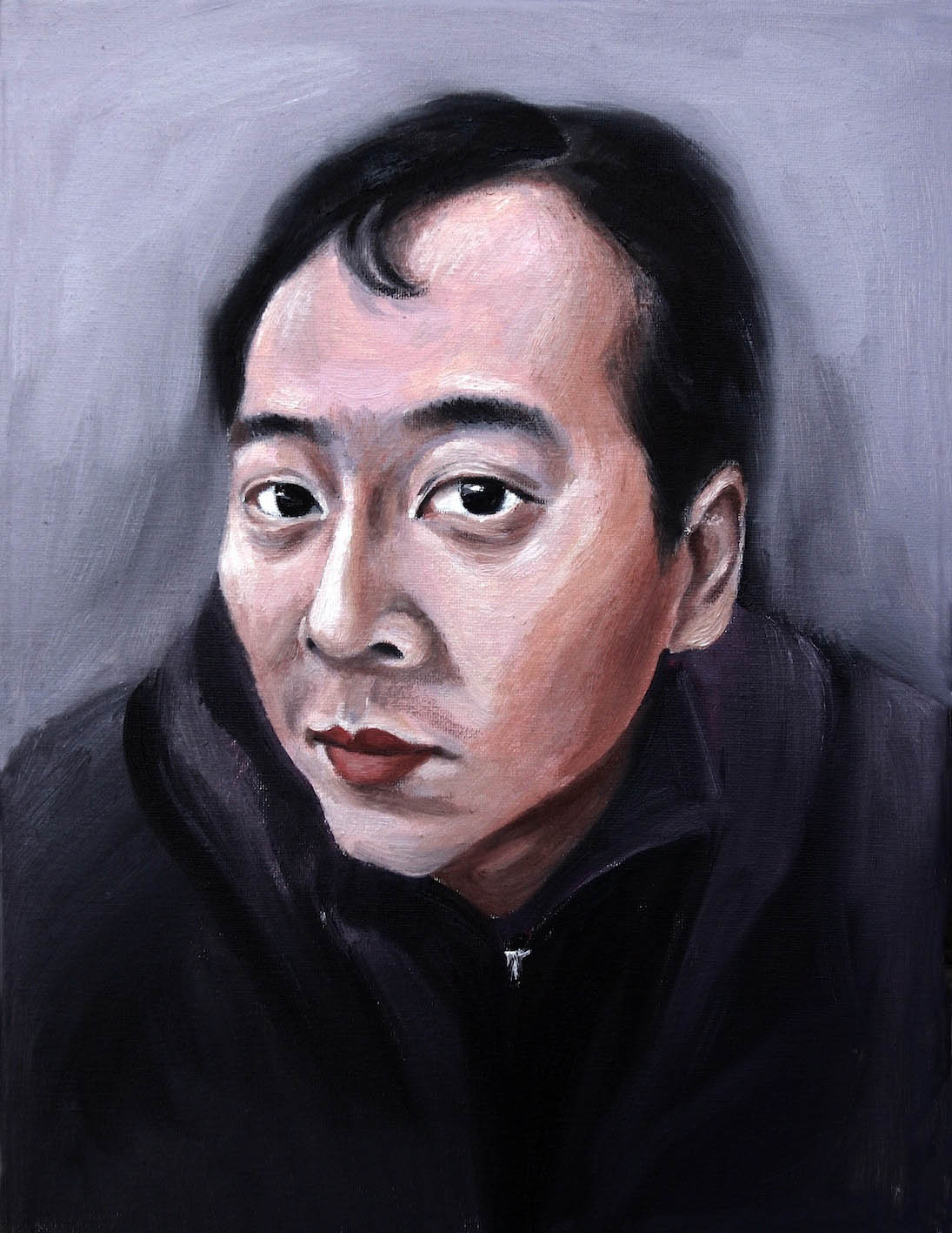 向东40岁 布面油画 50X70 2014年副本.jpg