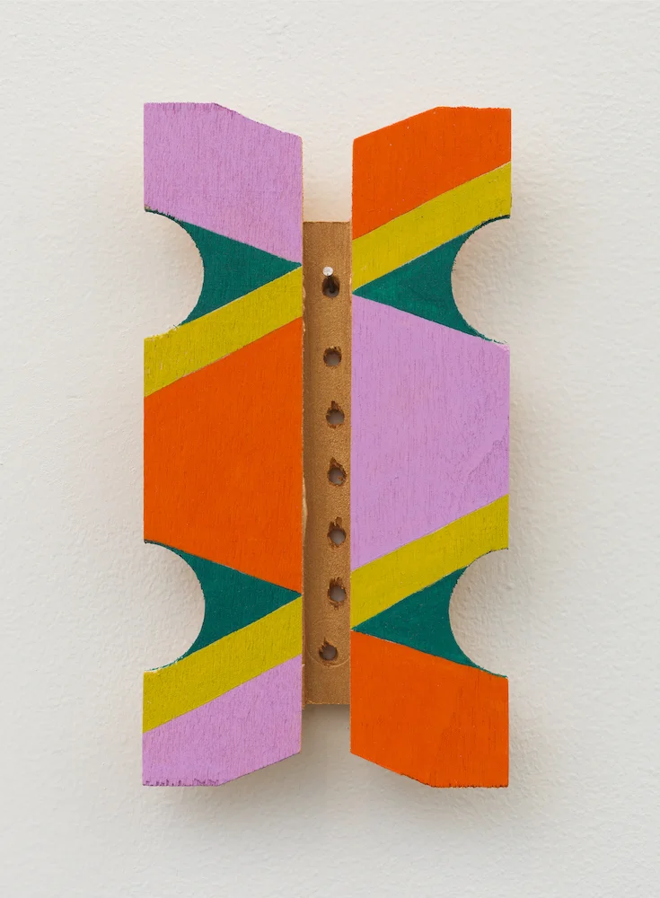   xul , 2016, acrylic on wood, 6" x 4" x 1" 