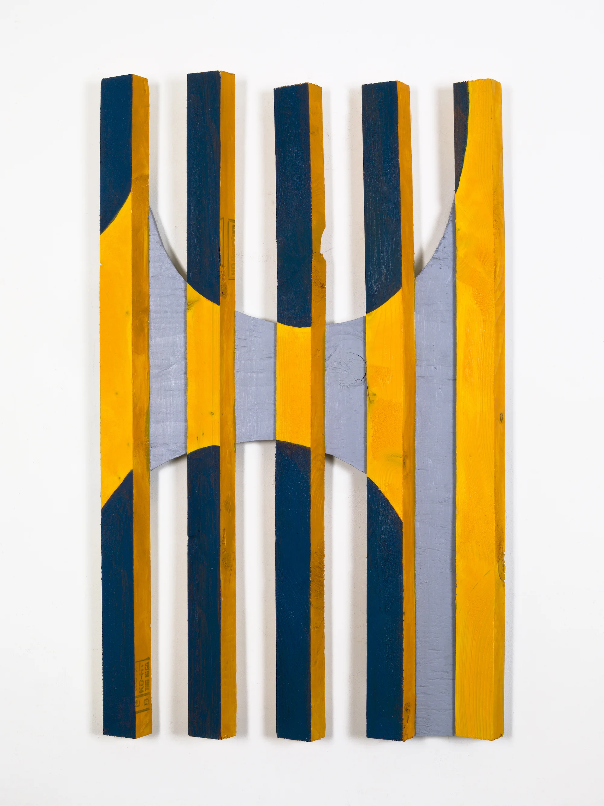  delusion , 2010, acrylic on wood, 24" x 15" x 1 1/2" 