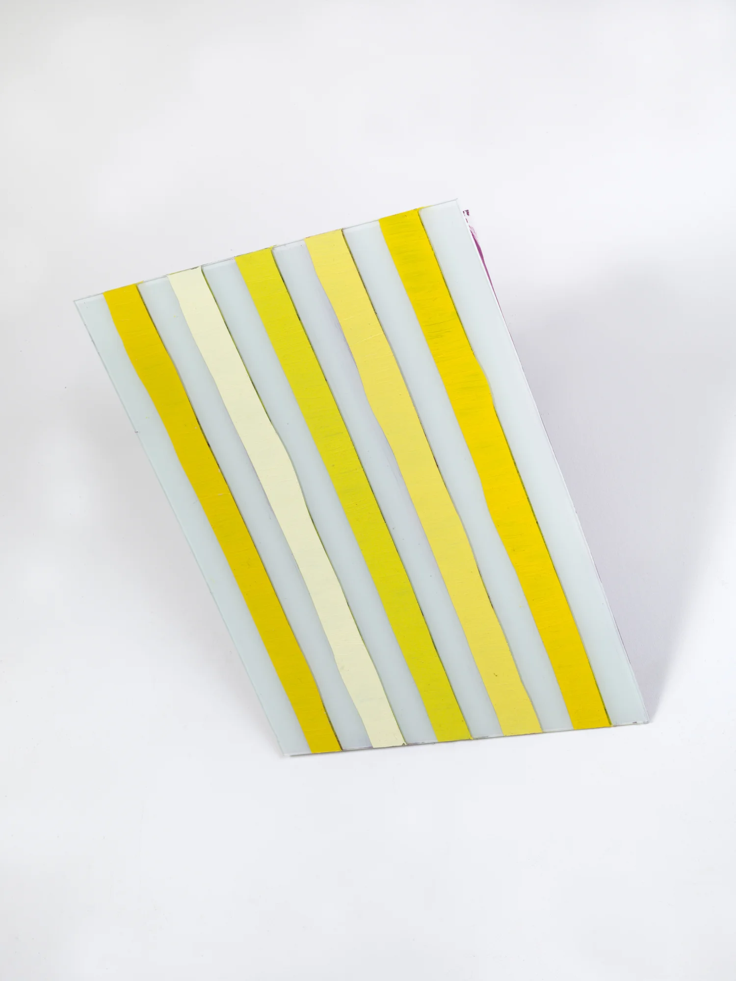   teeter , 2011, acrylic on plexiglass and wood, 14" x 11" x 9"  