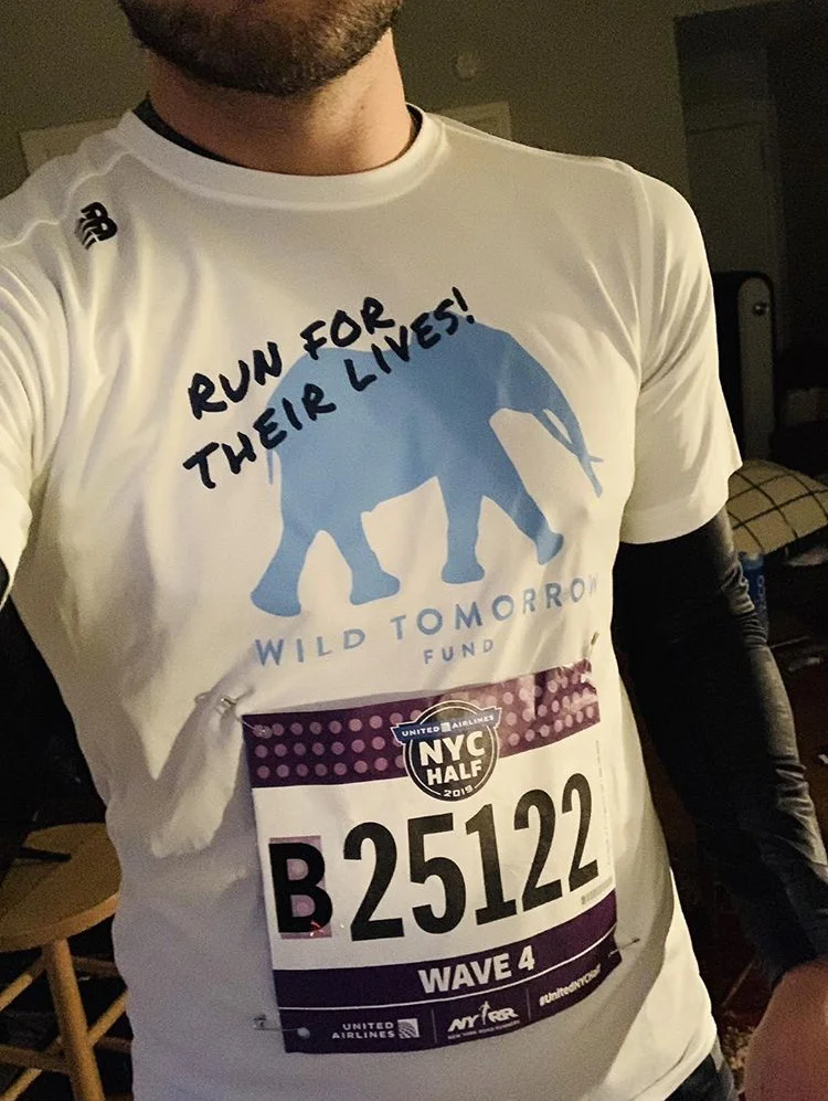 Each runner ran to help protect the lives of threatened and endangered species in southern Africa.