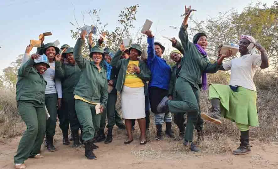 The Green Mambas on pay-day