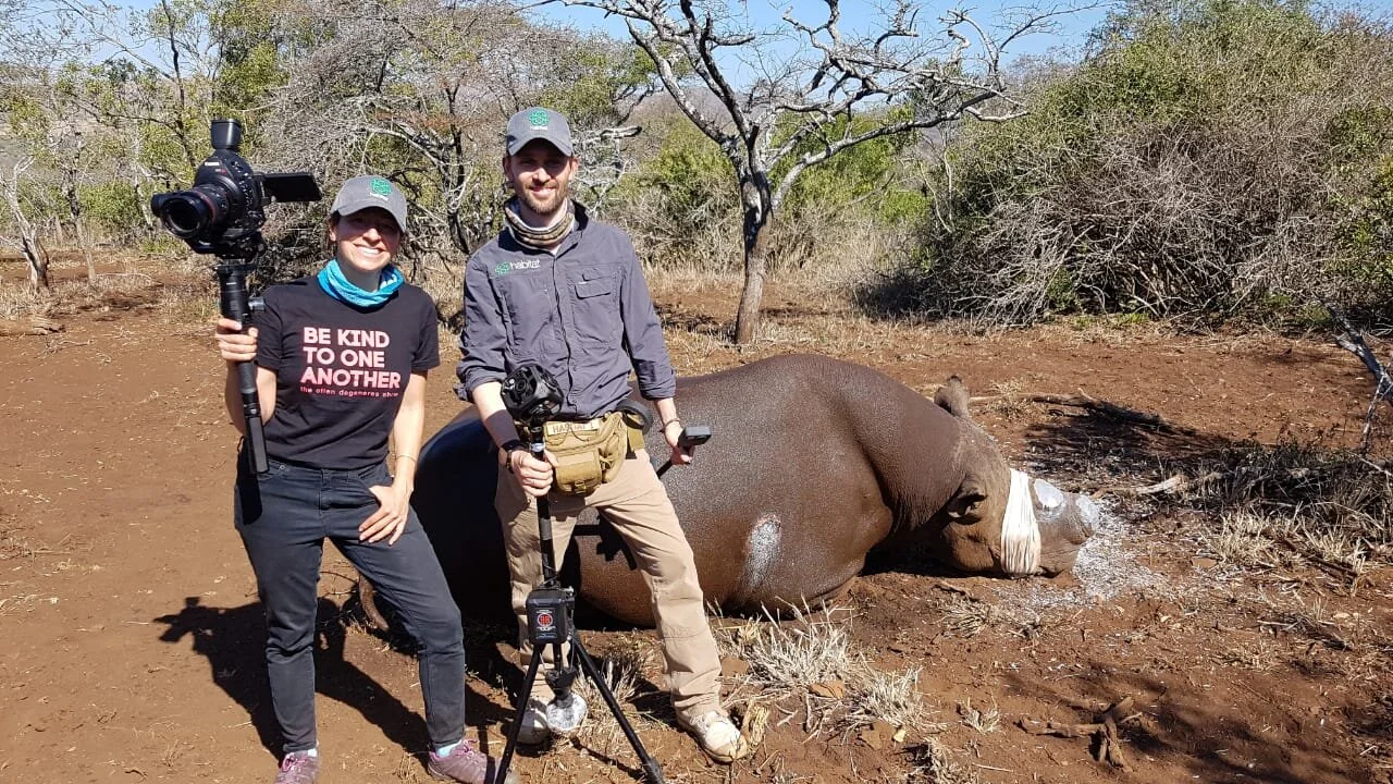 VIRTUAL DEHORNING PROTECTS AFRICAN RHINOS