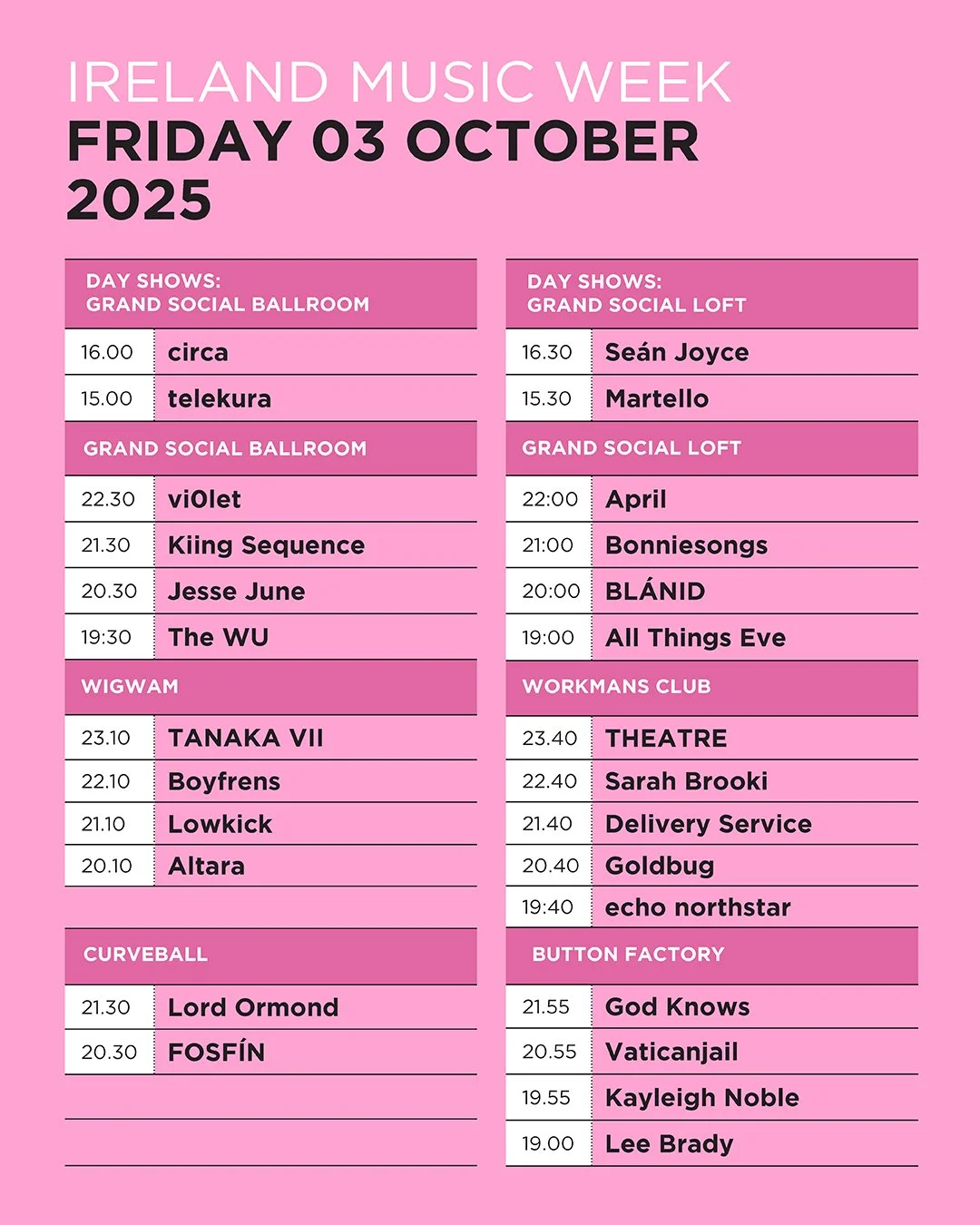 Ireland Music Week