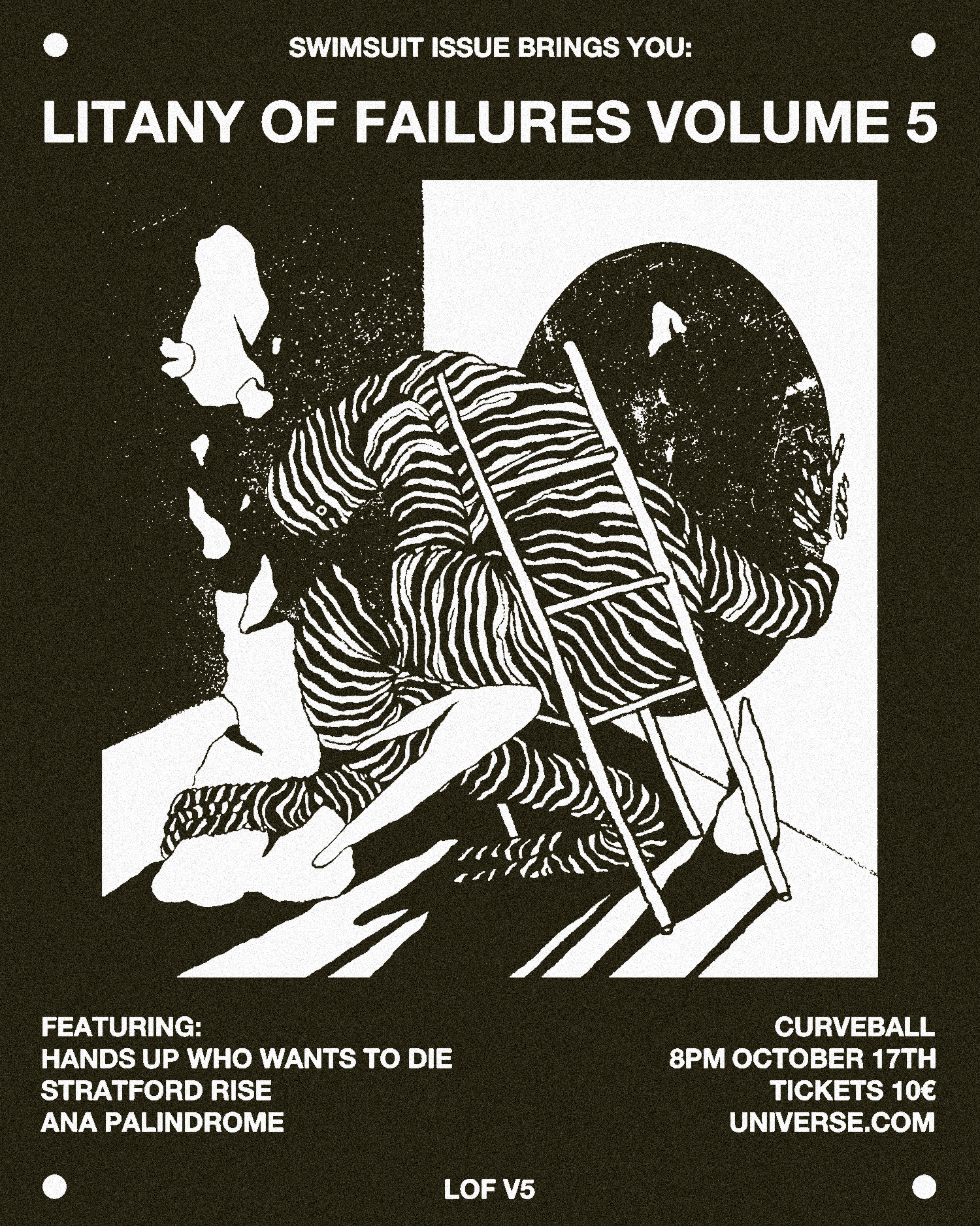 CURVEBALL: A LITANY OF FAILURES (HANDS UP WHO WANTS TO DIE, STRATFORD RISE & ANA PALINDROME)