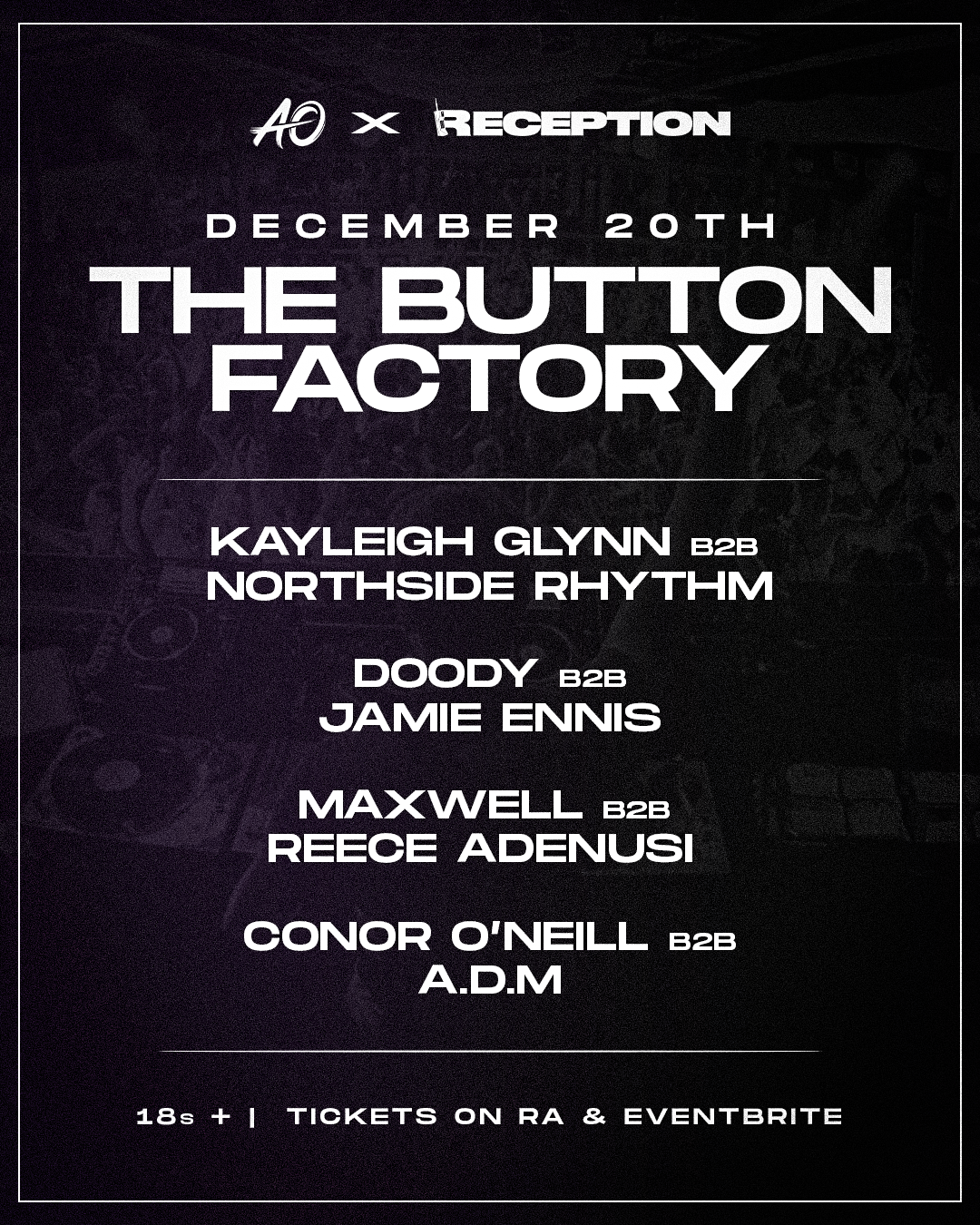 AFTERS ONLY x RECEPTION